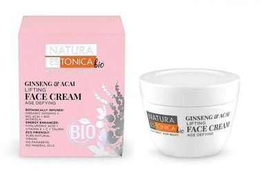 Natura Estonica, Ginsegn & Acai Lifting Face Cream, liftingujący krem przeciwzmarszczkowy do twarzy, 50 ml