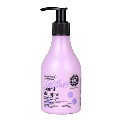 Natura Siberica, Hair Evolution Caviar Therapy Natural Shampoo, naturalny szampon do włosów zniszczonych i matowych, 245 ml