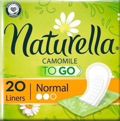 Naturella, Plus To Go, wkładki higieniczne, oddzielnie pakowane, 20 szt.
