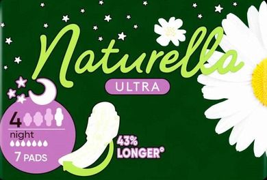 Naturella, Ultra Night, podpaski ze skrzydełkami x7 szt.