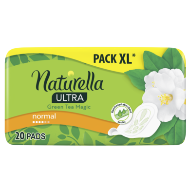 Naturella, Ultra Normal Green Tea Magic, podpaski, 20 szt.