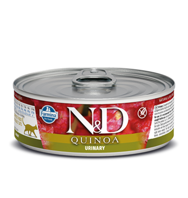 N&D Quinoa, Urinary, karma dla kotów dorosłych, kaczka, 80 g