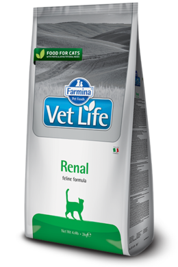 N&D Vet Life, Renal, karma dla kotów z problemami nerkowymi, 400 g