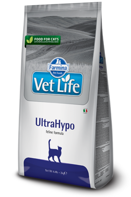 N&D Vet Life, Ultrahypo, karma dla kotów z alergiami, 2 kg