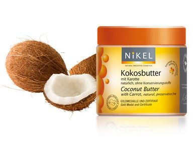 Nikel, Masło kokosowe z marchewką, ochrona UV, 250 ml