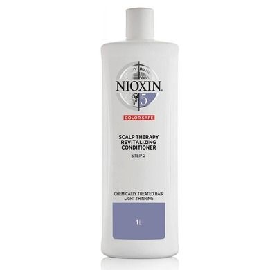 Nioxin, System 5 Scalp Therapy Revitalising Conditioner, odżywka do włosów lekko przerzedzonych i poddanych zabiegom chemicznym, 1000 ml