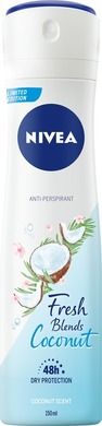 Nivea, dezodorant w sprayu dla kobiet, fresh blends coconut, 150 ml