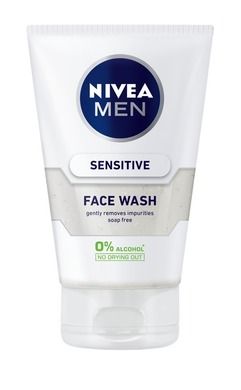 Nivea, Men, Sensitive, żel do mycia twarzy, 100 ml