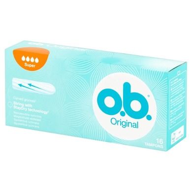 O.B., Original Super, tampony, 16 szt.