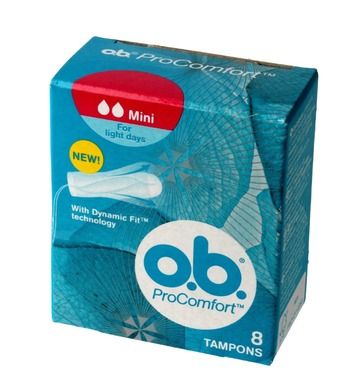 O.B., ProComfort Mini, tampony, 8 szt.