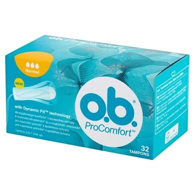 O.B., ProComfort Normal, komfortowe tampony, 32 szt.