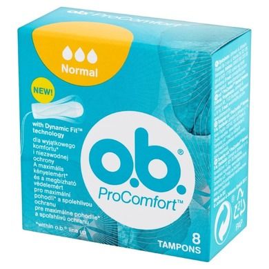 O.B., ProComfort, Normal, komfortowe tampony, 8 szt.