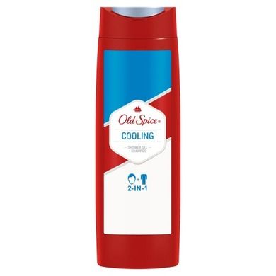 Old Spice, Hair & Body Chłodzący, żel pod prysznic i szampon dla mężczyzn, 400 ml