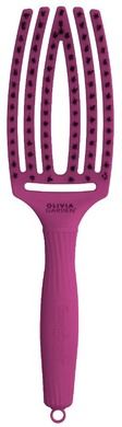Olivia Garden, Fingerbrush Combo, szczotka do rozczesywania włosów amazonki, bright pink
