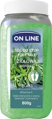 On Line, Relaks, ziołowa sól do stóp, 800 g