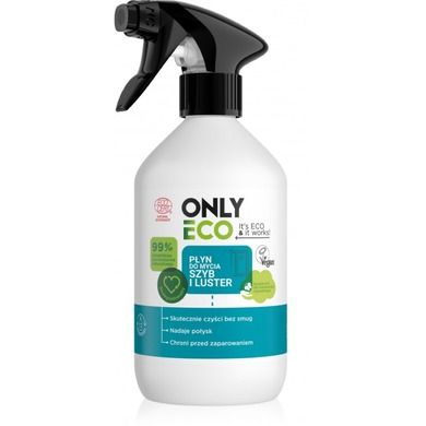 OnlyEco, płyn do mycia szyb i luster, 500 ml