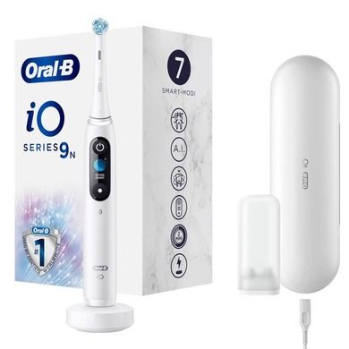 Oral-B, iO Series 9N, szczoteczka elektryczna do zębów, biały