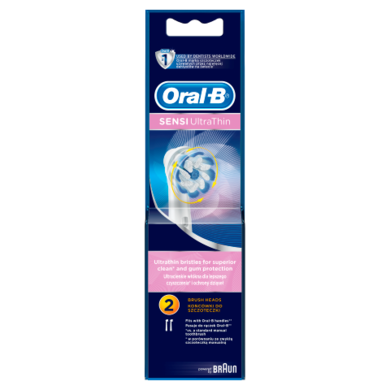 Oral-B, Sensi Ultrathin, końcówki do szczoteczek elektrycznych, 2 szt.