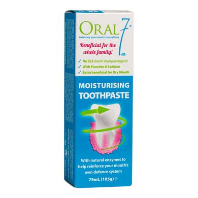 Oral7, Moisturising Toothpaste, nawilżająca pasta do zębów, 75 ml