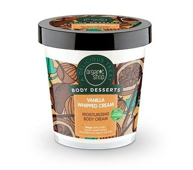 Organic Shop, Body Desserts, krem do ciała nawilżający, Vanilia Whipped Cream, 450 ml
