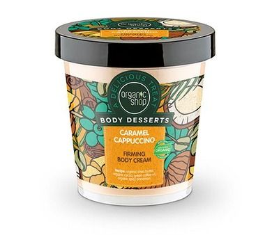 Organic Shop, Body Desserts, krem do ciała ujędrniający, Caramel Cappuccino, 450 ml