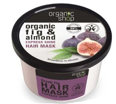 Organic Shop, maska do włosów z wyciągów organicznych z fig i migdałów, 250 ml