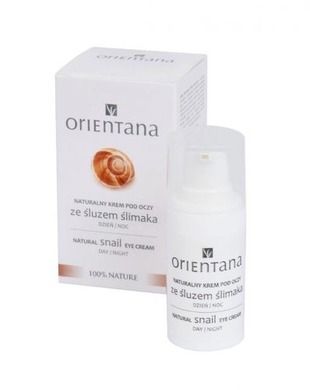 Orientana, Naturalny krem pod oczy ze śluzem ślimaka, 15 ml