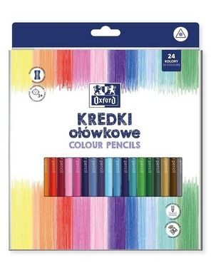 Oxford, kredki ołówkowe, Regular, 24 kolory