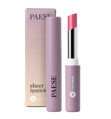 Paese, Nanorevit Sheer Lipstick, koloryzująca pomadka do ust, 31 Natural Pink, 4.3g