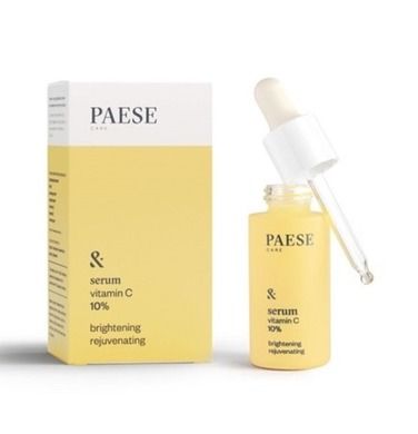 Paese, Serum Vitamin C, 10% Brightening Rejuvenating, rozjaśniająco-odmładzające serum olejowe z witaminą C, 15 ml
