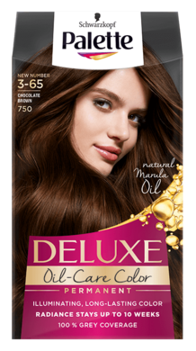 Palette, Deluxe, farba permanentna do włosów, czekoladowy brąz nr 750