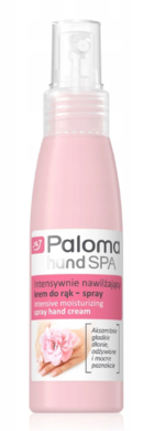Paloma, Hand Spa Intensive Moisturizing Spray Hand Cream, intensywnie nawilżający krem do rąk w sprayu, 100 ml