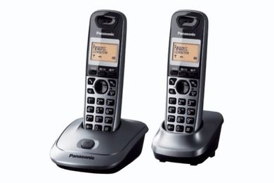 Panasonic, telefon stacjonarny, KX-TG2512PDM, szary