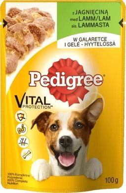 Pedigree, karma mokra dla psa, Jagnięcina w galaretce, 100 g