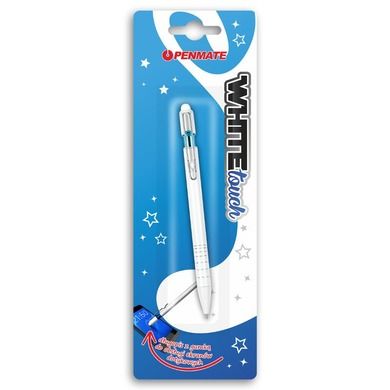 Penmate, długopis metalowy, white touch