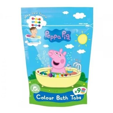 Peppa Pig, barwinki koloryzujące do kąpieli, 144g