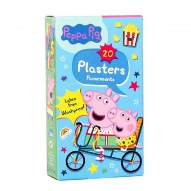 Peppa Pig, plastry opatrunkowe dla dzieci, 20 szt.