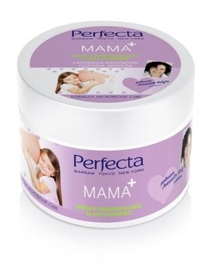 Perfecta, Mama+, masło zwiększające elastyczność skóry, 225 ml