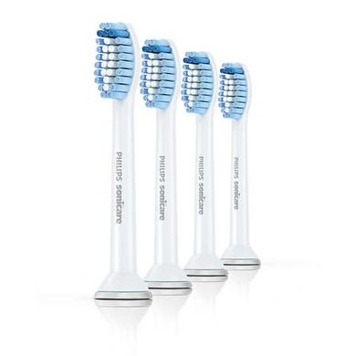 Philips, Sonicare, Sensitive Standard, zestaw wymiennych główek szczoteczki, 4 szt., HX6054/07