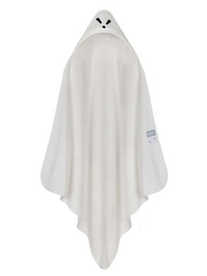 Piapimo, TowelPower, ręcznik z kapturkiem, bambusowo-bawełniany, biały, 75-75 cm