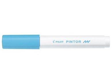 Pilot, Pintor F, marker permanentny, pastelowy niebieski