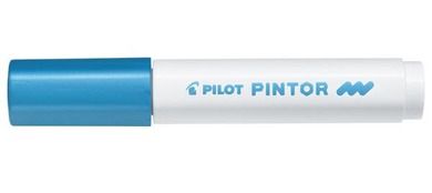 Pilot, Pintor M, marker permanentny, metaliczny niebieski