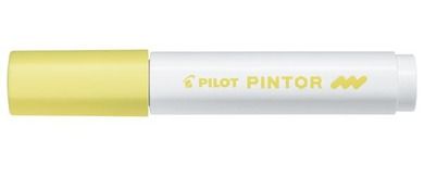 Pilot, Pintor M, marker permanentny, pastelowy żółty