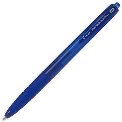 Pilot, Super Grip G, długopis automatyczny XB, niebieski, 12 sztuk