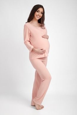 Piżama damska, ciążowa, różowa, Ilunari