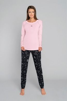 Piżama damska, różowa, Umbra, Italian Fashion