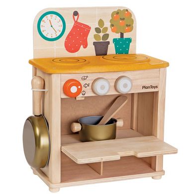 Plan Toys, Drewniany zestaw kuchenny