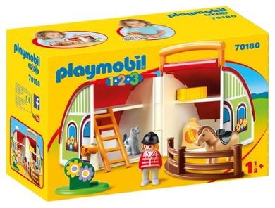 Playmobil Dom Rodzinny 1.2.3 - Interaktywny, dwupiętrowy, pełen