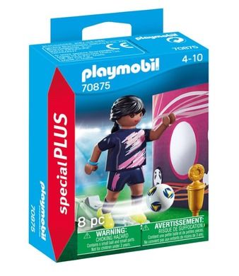 Playmobil, Special Plus, Piłkarka z bramką, 70875