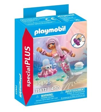 Playmobil, Special Plus, Syrenka z ośmiornicą pryskającą wodą, 71477